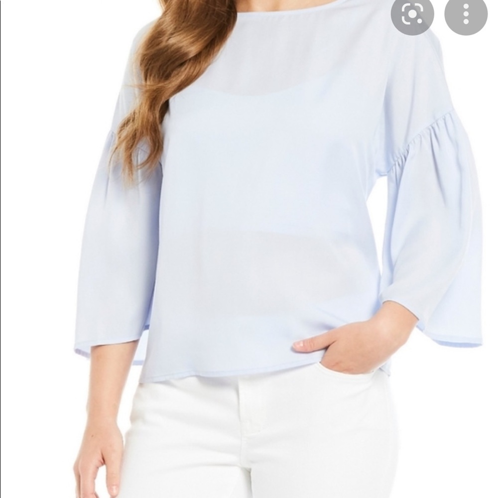 Cremiux light blue blouse